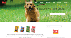 Desktop Screenshot of idealpetfood.co.za